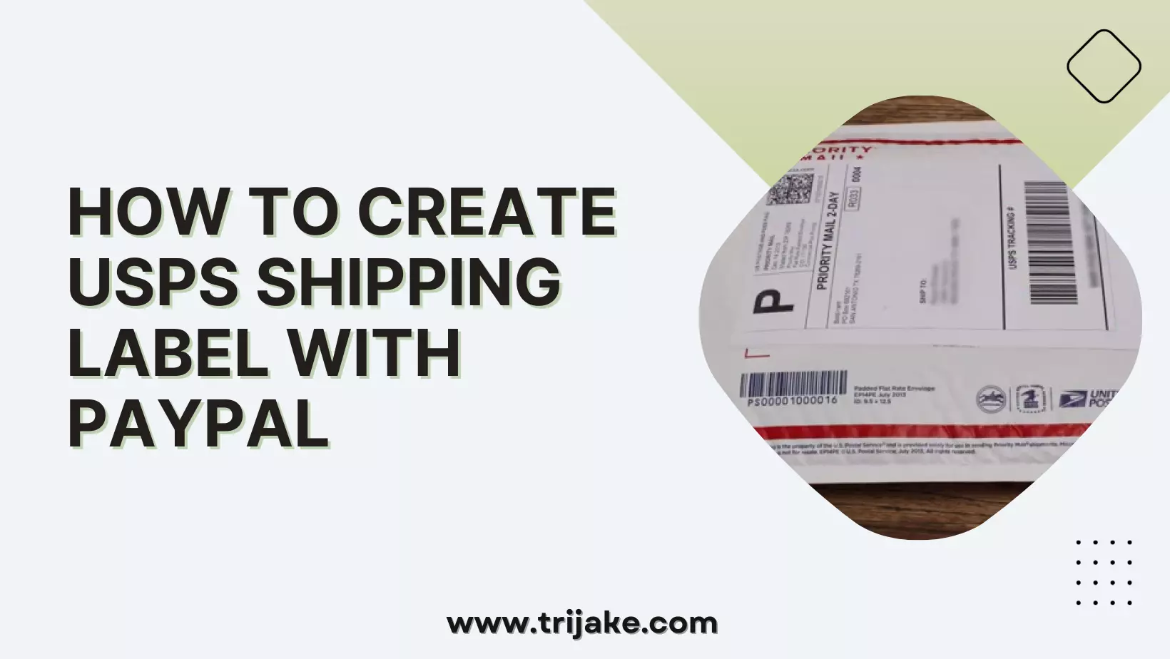 Create USPS Shipping Label