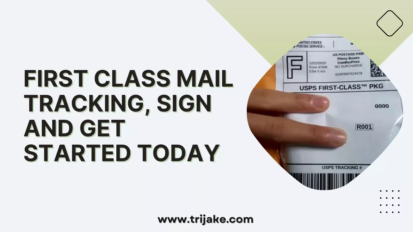 First Class Mail Tracking