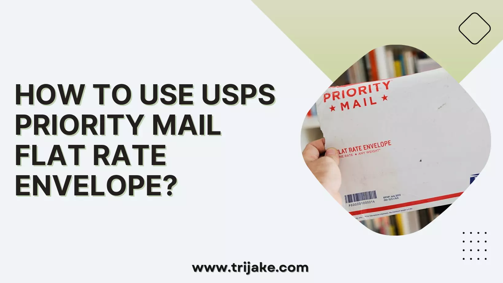 USPS Priority Mail Flat Rate Envelope